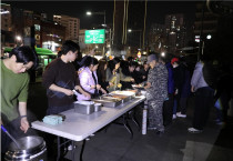 청년부 필로스팀, 설 떡국 나눔 사역