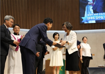 찬양대 20년 근속상, 채성애 권사