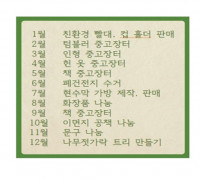 녹색 제5계명 : 아나바다 운동에 참여한다